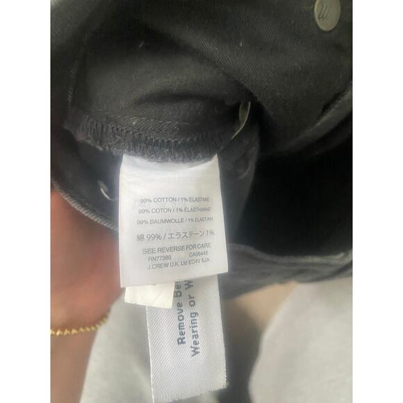 Madewell High Rise Button‎ Fly Black Denim Short 3” Size 25 - Picture 3 of 4